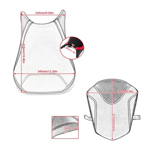 Funda de cuero suave CBR500R soluciona el dolor en viajes largos 4