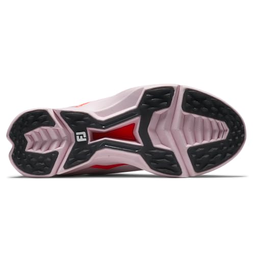 FootJoy Women's FJ Fuel Previous Season Style Golf Shoe, White/Pink/Coral, 5.5 by FootJoy - Used condition - Image 4