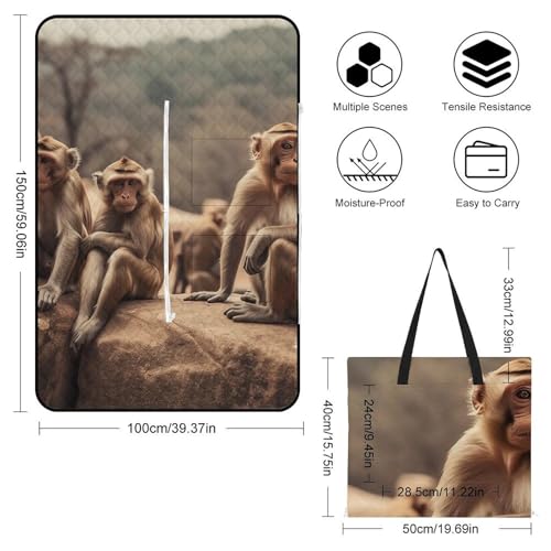 Tapis de pique-nique imperméable pliable fermeture éclair voyage