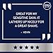 NIVEA MEN Sensitive Shaving Gel - Pack of 3, Protects Sensitive Skin From Shave Irritation