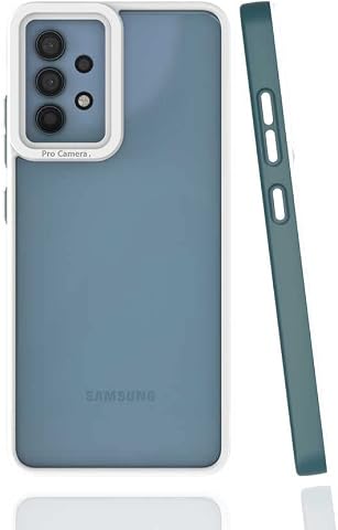 Zore Galaxy ile uyumlu A32 4G Kılıf Zore Mima Kapak Koyu Yeşil