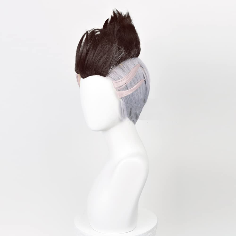 osseoca  Martinez cos wig Spell color highlights Multistage dyeing 29cm (David)