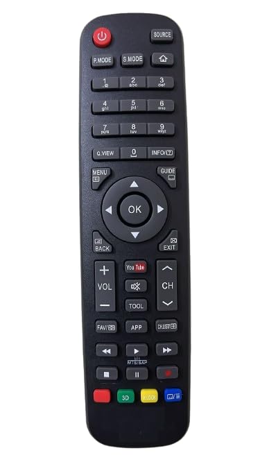 Universal All in ONE Remote Control Compatible for Haier TV [Model - HTR-A10, HTR-A18, HTR-A18EN, HTR-A18E, HTR-D18A] [Please Compare Images Before Placing an Order] (B0CXTH9YPR) Amazon Price History, Amazon Price Tracker