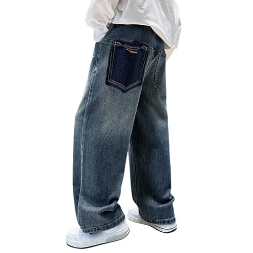 Boys Casual Pants for Active Kids Comfortable Elastic Waist Athletic Long Pants Stylish Daily Wear for Boys 4-12