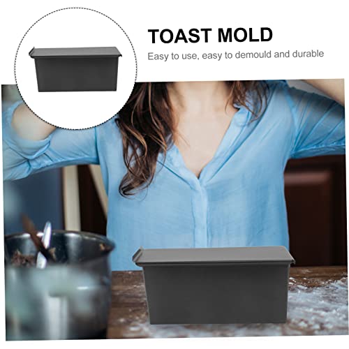 AUTSUPPL Non Stick Loaf Pan with Lid 450g Stainless Steel Black - Image 8