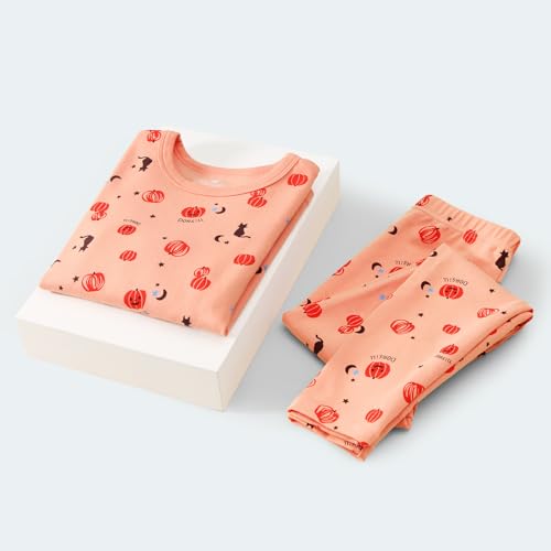 Girls' Brushed Thermal Underwear Set Cotton Warm Comfortable Suits For Kids Long Johns3