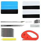 pose vitre teinté voiture 【Polyvalence D’utilisation】Parfait pour les projets de vitre teintée voiture, le kit s’adapte aussi aux films de protection de carrosserie, au covering de meubles ou à la pose de papier peint. Facile à transporter, il est idéal pour les professionnels comme pour les bricoleurs à domicile