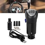 BildeeMait Pomello del cambio USB per simulatore di camion ETS2 per ATS PC Racing Games, per Logitech G29 G27 G25 controller cambio manuale