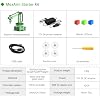 LewanSoul Robotic Arm Kit, MaxArm for Arduino Python Programming ESP32 Open Source Smart Robot Arm with Bus Servo, Suction Nozzle, WiFi Bluetooth Connection, STEM Science Education, Starter Kit