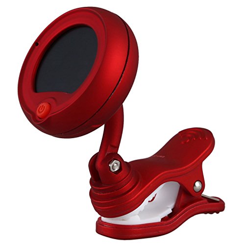 Daweglop EMT-300 accordeur trois-en-un rouge - Les Beatles, Paul McCartney, John Lennon, RIngo Starr, George Harrison Daweglop EMT-300 accordeur trois-en-un rouge
