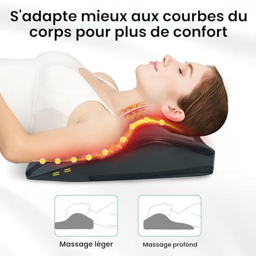 Snailax Masseur Dos et Cervicales avec Chaleur – vue 2