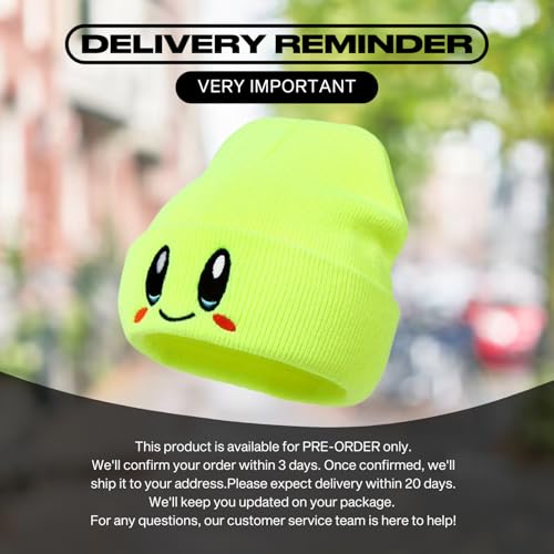 Anime Beanie Hat Winter Caps for Men and Womens Beanies - Comfy and Soft Embroidered Anime Hat2