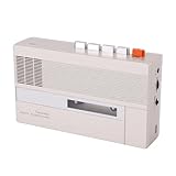 DESIGN RÉTRO MODERNE : présente des lignes épurées et des grilles de haut-parleurs latérales qui photographient le charme du lecteur de cassettes des années 80 à 90 tout en s'adaptant à l'esthétique moderne de la maison.