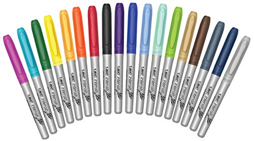 BIC Intensity Fashion Permanent Markers, 18 Count #TOP15