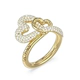 GUESS Anillo para Mujer Acero Inoxidable JUBR06055JWYG58 18