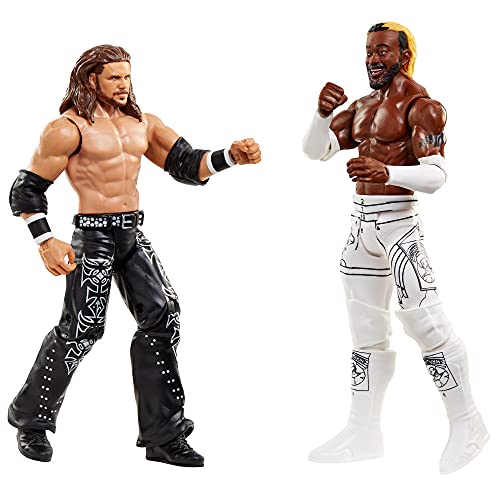 Wwe John Morrison Vs Kofi Kingston Championship Showdown 2-Pack 6-In / 15.24-Cm Action Figures High Flyers Battle Pack For Ages 6 Years Old & Up #TOP2