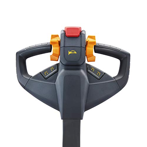 Xilin Full Electric Powered Stacker Material Lift with Straddle Legs 98\" Lifting Height with Adjustable Forks 2200lbs Capacity