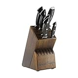 ZWILLING KRAMER Knife Block Set, 7-pc, brown, EUROLINE Stainless Damascus Collection