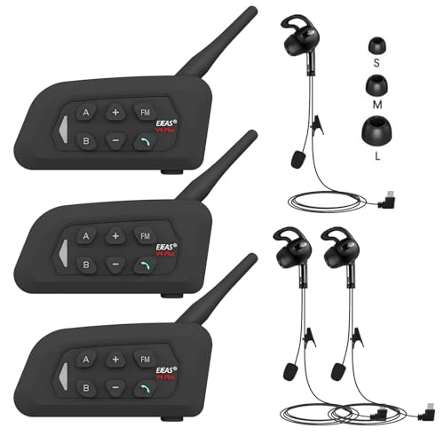 Image of Referee Headset, USB C Interface Communication System with Headset Earphone for Volleyball Official Football Soccer Handball (3 Pack)