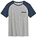 MoFiz Mens Pajama Set Short Sleeve 2 Piece Sleep Bottom Lounge Shorts Knit Solid Modal Night Suit with Pockets PJ's Sleep for Men Sets Size L Blue