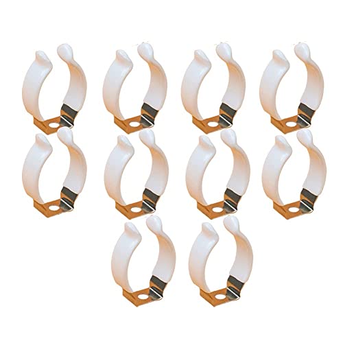 U Tube Pince, 10 Pièce Acier Inoxydable U Tube Pince, Collier Serrage, Acier Inoxydable Collier de Serrag, Peut Etre Utilisé pour Renforcer les Outils et Les Tuyaux pour Eviter L'affaissement