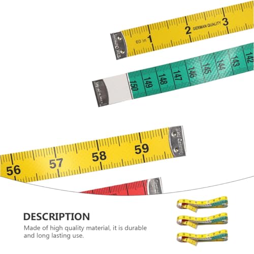 Set de 3 cintas métricas Lurrose de 150 cm precisión alta miniatura 7