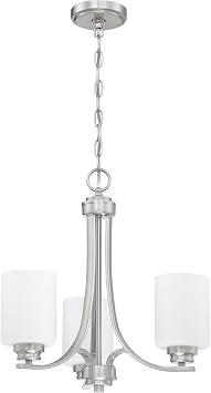 Craftmade Bolden 3 Light Chandelier Brushed Polished Nickel