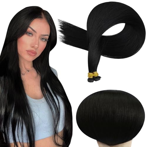 Full Shine Hand Tied Weft Hair Extensions Human Hair 24 Inch 120g