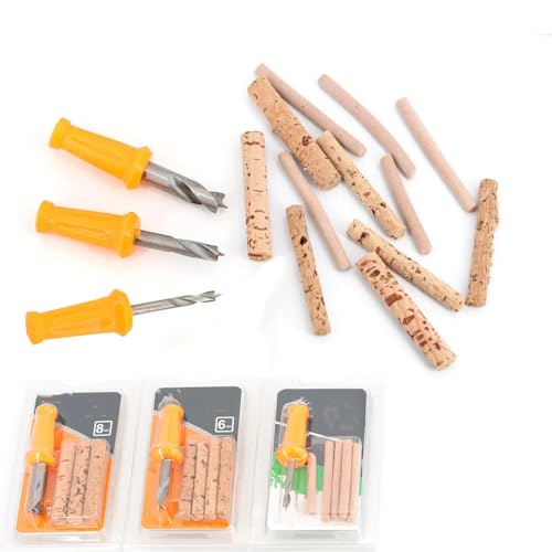 Set 3 Brocas Manuales Precisión 4mm, 6mm, 8mm para Pesca miniatura 7