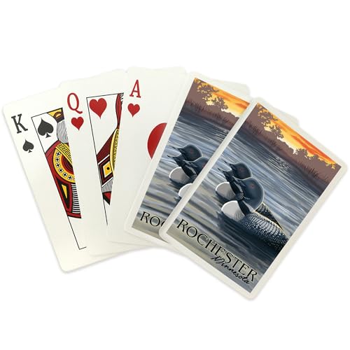 52 Cartas Poker Rochester Minnesota Loons Sunset miniatura 2