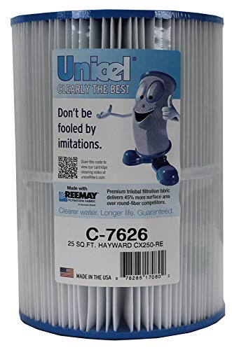 Unicel C-7626 25 Square Foot Media Replacement Pool Hot Tub Spa Filter Cartridge with 111 Pleats