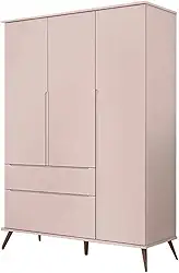 Guarda Roupa Infantil Melinda 3 Portas Com Cava Para Abertura e 2 Gavetas Phoenix Baby