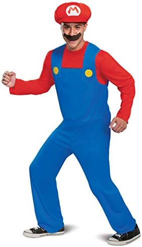 DISGUISE Mario Classic Men Costumes, Red