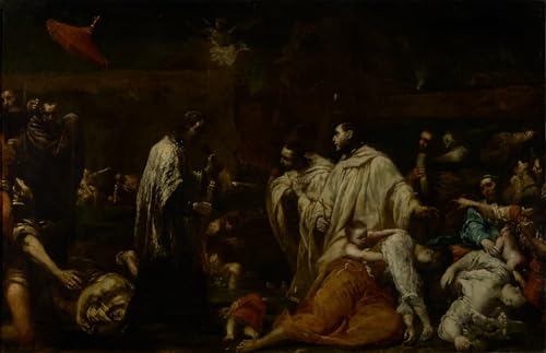 De Célèbres Tableaux Affiche pour un Salon Élégant : L'Art Baroque de Giuseppe Maria Crespi 60x90