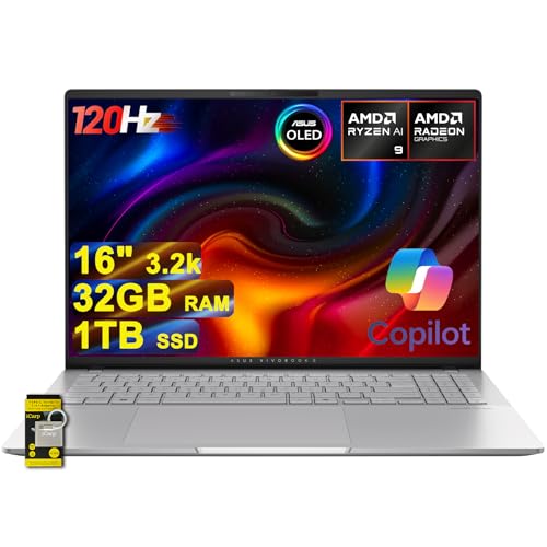 ASUS Vivobook S16 AI Laptop 16' 3.2k OLED 120Hz...