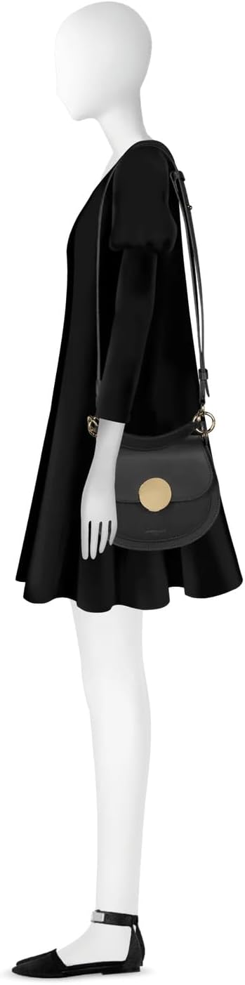 Yucca Soho Leather Top-Handle Shoulder Bag, 7.9 x 6.7 x 2.4 inches - Image 4