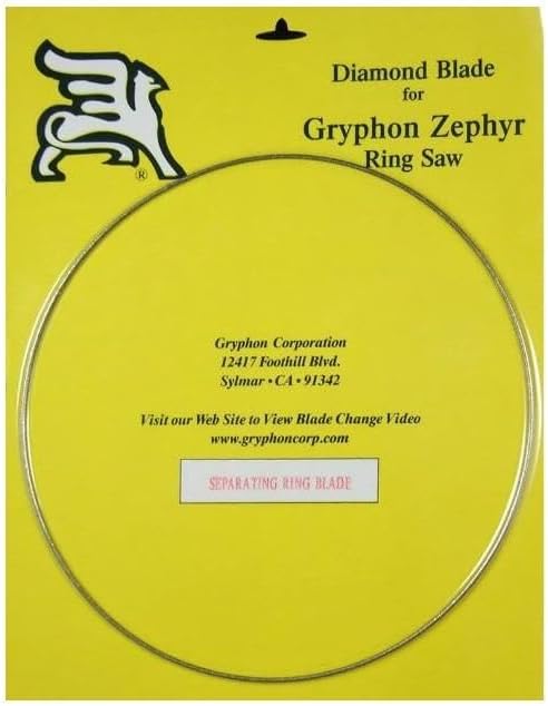 Gryphon Zephyr Separating Ring Saw Blade for Internal Cuts