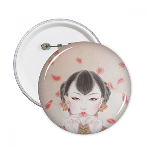 Badge bouton peinture chinoise traditionnelle pour personnaliser vos vestes et sacs à dos