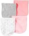 Carter's Baby Girls Burp Cloths 126g511, Pink, One Size Baby