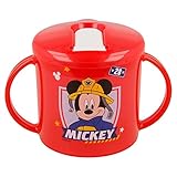 Licencia 100% original Mickey Mouse ST-44035 Taza Entrenamiento Toddler Easy, Negro