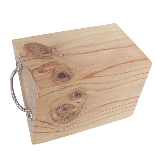 Bloque-roue robuste et antidérapante en bois dur pour utilitaire