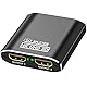 Fokky HDMI Splitter, 4K HDMI Splitter 1 In 2 Out Gleichzeitig, Aluminium Hdmi Verteiler 1 in 2 Out, Adapter 2 Monitore Erweitern Xbox,PS4,PS3,Blu-Ray DVD,Firestick,HDTV(NOT Extended Display)