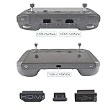 3pcs/Set Silicone Dustproof Plug HDMI/USB/Type-C Interface Dust Plug Cover for DJI Mavic 2 Smart...