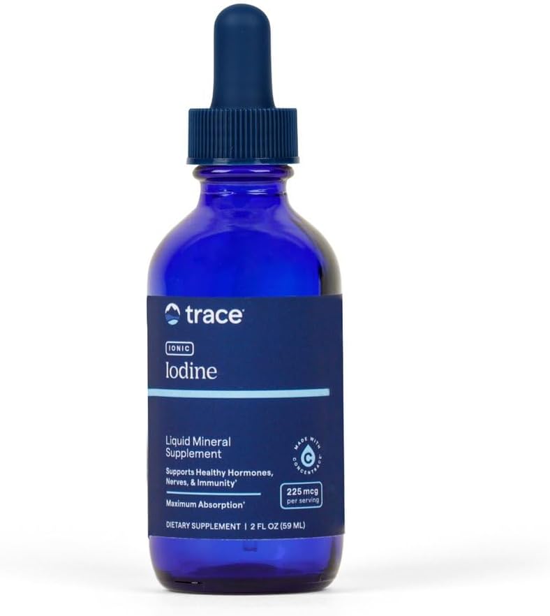 Trace Minerals Ionic Iodine Drops, 225 mcg Potassium Iodide, 2 fl oz