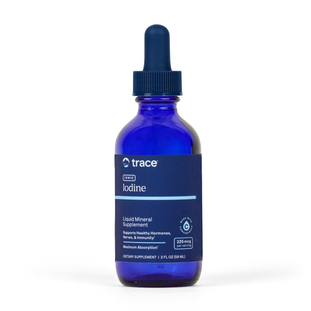 Trace Minerals Ionic Iodine Drops, 225 mcg Potassium Iodide, 2 fl oz
