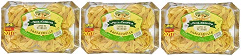 3 Confezioni La Pasta di Camerino PAPPARDELLE all'uovo 250 Gr.