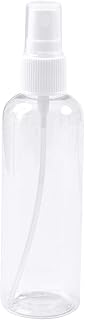 PHARCOS 120ML Transparent Spray Bottle for Multi Purpose use for Home/Travel/Beauty/Makeup/Sanitizer/Kitchen use (Transparent and White Spray)(PACK OF 1)