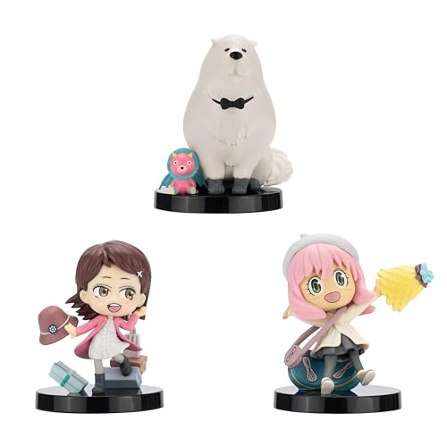 Image of Total Anime SPYxFAMILY 2-Inch Scale Chibi 3-Pack - Three 2-Inch Scale Mini-Figures with Display Bases