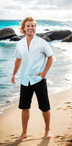 Image of SANGTREE Family Matching Hawaiian Outfits , Casual Beach Travel Clothes ，Vacation Clothing Set for Women & Men & Girls & Boys