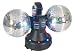 Produktbild Naeve Leuchten Disco-Lampe / Tisch-Spiegel Rotor / 32 LED mit Farbwechsler / 12 V / 600 mA / 50 Hz / Ein Aus Schalter / 36 cm / 21 cm / ø 21 cm / Kugel - 11 cm / Spiegel Kunststoff / mit Motor, schwarz bunt 539261
